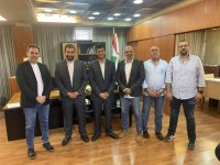 في زيارة إلى نقابة الصيادلة.